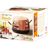 thumbnail of Emerio PO-116124.1  - Pizzarette - 8 Persoons - Pre-bake functie - Handgemaakte terracotta koepel