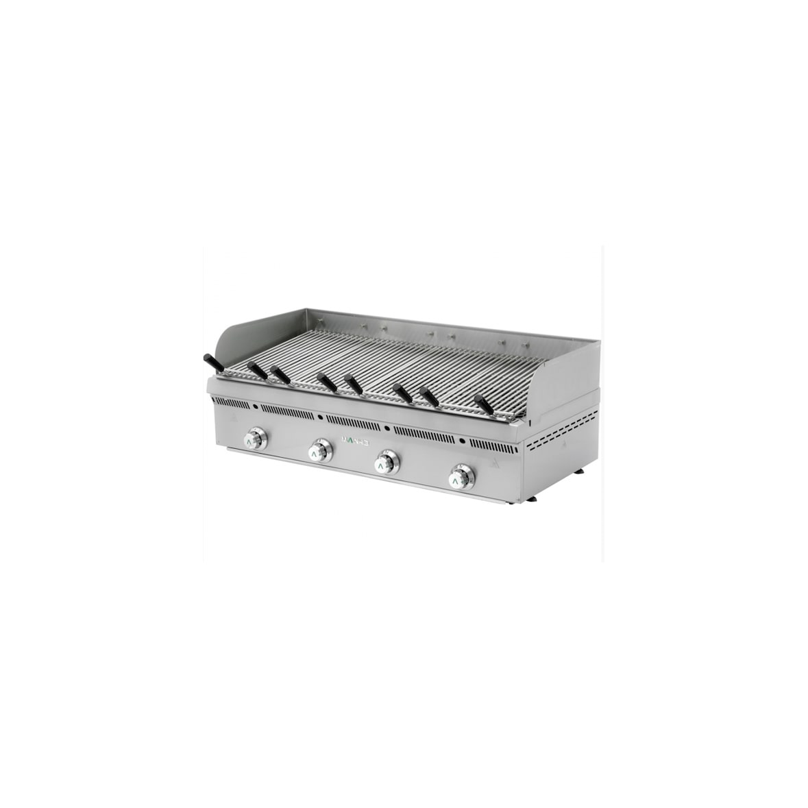 Barbacoa Industrial a Gas Piedra Volcánica Acero Inoxidable ELBI-93GNGAV