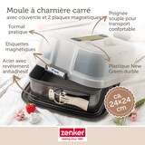 thumbnail of Moule à charnière carré avec couvercle Zenker Bake Click and Go