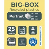 thumbnail of Exacompta 310788D 1x BIG-BOX ladenbox met 4 laden voor DIN A4+ documenten, Iderama, zwart-oranje