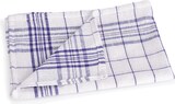 thumbnail of 72x Geschirrtuch Baumwolle blau weiß karriert 70 x 50 cm