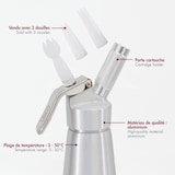 thumbnail of Siphon en Aluminium - 0,5 L - Tellier