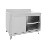 thumbnail of METRO PROFESSIONAL Gastro werkkast GSCB2120B, roestvrij staal, 120 x 70 x 95 cm, met opstaande rand, zilver