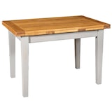 thumbnail of Biscottini Esstisch – Ausziehbarer Küchentisch – 120x80 cm Restauranttische – Weißer und grauer Massivholztisch Made in Italy – Moderner Tisch
