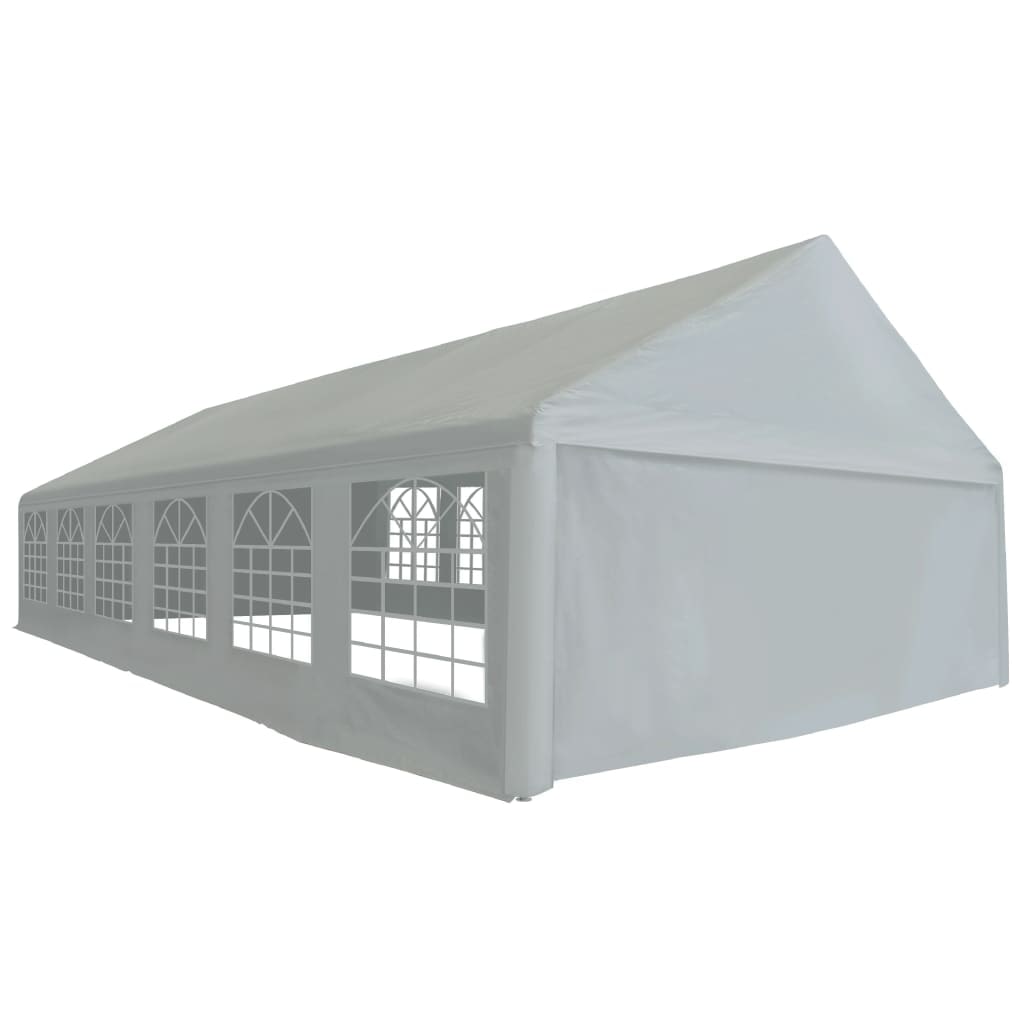 vidaXL Partyzelt PE 6x12 m Grau