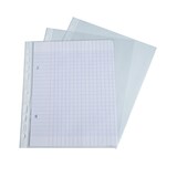 thumbnail of Exacompta - Réf. 5120E - 10 sachets de 10 pochettes perforées en Polypropylène grainé - Format écolier pour les classeurs 17x22cm des plus petits