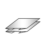 thumbnail of Fripa Handtuchpapier PLUS, 250 x 230 mm, V-Falz, natur