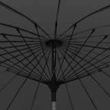 thumbnail of Sombrilla de jardín con palo de aluminio negro 270 cm