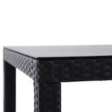 thumbnail of METRO PROFESSIONAL Mesa de jantar Balsario, alumínio/PE rattan, 80 x 80 cm, quadrada, preta