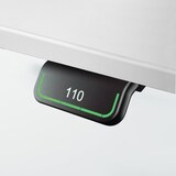 thumbnail of PROREGAL Sitz-Steh-Schreibtisch Rauno | Buche | Graues GestellBxT 180x80cm | Höhe 63-127cm | elektrisch stufenlos höhenverstellbar | T-Fuß Gestell