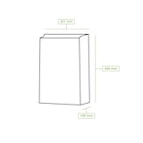 thumbnail of greenbox - Blockbeutel XL, 20 x 11 x 44,5 cm, PP-Folie, braun, Kraftpapier, 400 St.