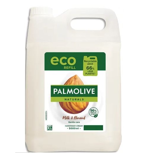 PALMOLIVE Bidon de 5 litres de crème lavante enrichie au lait d'Amandes douces