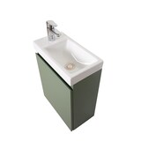 thumbnail of Meuble lave-mains LISA vert + miroir rectangulaire