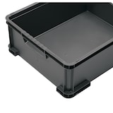 thumbnail of Tarrington House Contenitore senza coperchio, plastica, 44 x 35 x 16 cm, capacità 19 L, materiale riciclabile, impilabile, nero antracite, 1 unità