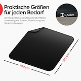 thumbnail of EVOCAMP Brandschutzmatte, 100x100 cm, bis 1000°C, 3-lagige Struktur mit Silikonbeschichtung, pflegeleicht, feuerfeste Unterlage für Grill & Küche