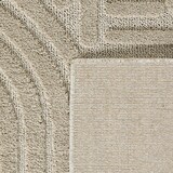 thumbnail of Carpetsale24 Teppich Rund 160 cm Beige, Hochflor Wohnzimmer Teppich, Weich & Flauschig, Skandinavisch Boho Stil, Langflor Shaggy, Pflegeleicht