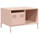 thumbnail of Table basse rose 68,5x50x43,5 cm acier laminé à froid Modèle Parfait Élite