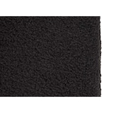 thumbnail of Lot de 2 chaises de salle à manger HWC-K88, chaise inclinable, bois polyrotin métal bouclé ~ tissu/textile noir