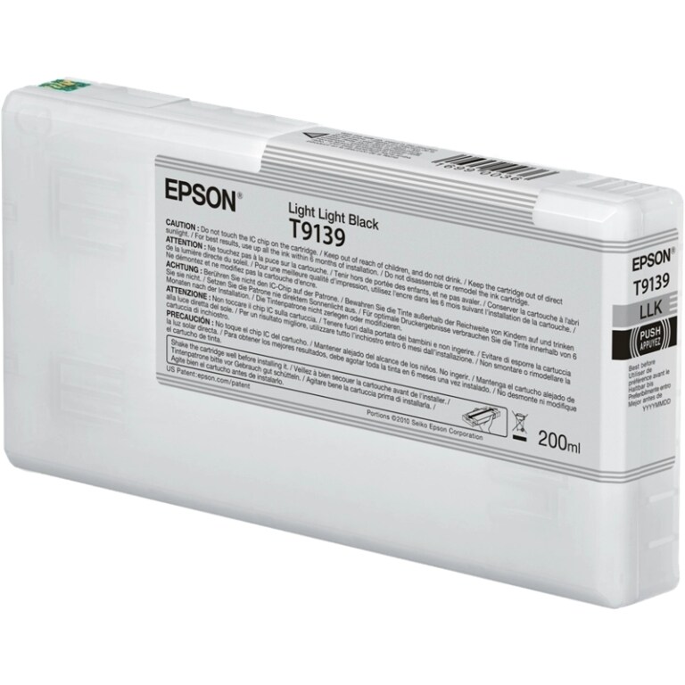 Epson T9139 Cartucho de tinta negro claro (200 ml)