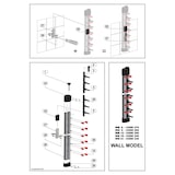 thumbnail of Estantería de pared para platos modelo 9