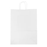 thumbnail of MONOUSO - Bolsa Papel Kraft Blanca con Asas 90g/m² 32+16x43cm (250 Uds)