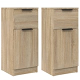 thumbnail of Helloshop26 - Buffet Sideboard Kommode Kleiderschrank Aufbewahrungsmöbel Organizer für Küche Wohnzimmer Lounge 2er-Set Sonoma 30 x 02_0036801