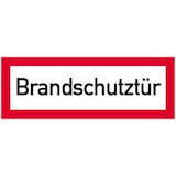 thumbnail of Aufkleber Brandschutztür, Folie, 210x74 mm