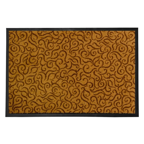 Design-Sauberlaufmatte "Brasil" - Türvorleger / 90 x 120 cm (Beige)