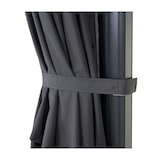 thumbnail of Gastronomie-Ampelschirm HWC-A96, Sonnenschirm, 3x4m (Ø5m) Polyester/Alu 26kg ~ anthrazit ohne Ständer, drehbar