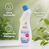thumbnail of KLAR WC Reiniger ohne Duft 750 ml