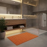 thumbnail of WellHome - Alfombra de Baño de Microfibra 40x60cm en color Naranja - Oruga