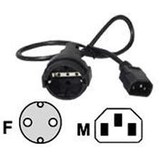 thumbnail of APC 230V-Adapter Kaltgeräte auf Schuko St/Bu 10A, 0.6m