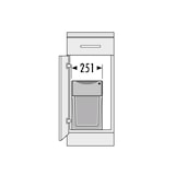 thumbnail of Hailo Abfallsammler 3666191 TZ Swing Terzett 2x 7 + 15 Liter