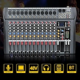 thumbnail of Table De Mixage Audio 12 Canaux Avec Alim 48V Bluetooth Et USB YONIS