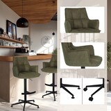 thumbnail of Barhocker / Barstuhl SOLAO LIFE HIGH Stoff grün hjh LIVING