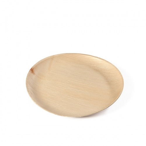 Teller aus Palmblatt, rund, Ø 150 x h20 mm, 20 Stück