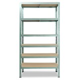 thumbnail of shelfplaza HOME Schwerlastregal 200x75x50 cm in grün mit 6 Böden und 145.83333333333 kg Traglast pro Boden