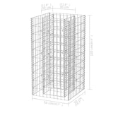 thumbnail of vidaXL Gabionen-Hochbeet Stahl 50×50×100 cm