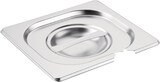 thumbnail of Equipementpro – GN 1/6 Edelstahldeckel mit Vogue-Kerbe