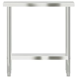 thumbnail of Mesa de trabajo de cocina acero inoxidable 82,5x30x85 cm