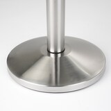 thumbnail of Danieli Store | Barrera de delimitación de acero cepillado con cinta extensible hasta 3 m | Base cónica y cinta amarilla de 3 m