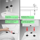 thumbnail of Helloshop26 - Abattants WC siège de toilette haut de gamme avec abaissement automatique plastique fast fix soft close 19_0000718