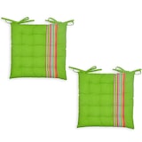 thumbnail of Cojines Acolchados para sillas de Cocina, cojin para terraza, jardín, balcón, Comedor. Tamaño 40 x 40 x 5cm (Verde 2 Pzas)