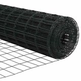 thumbnail of vidaXL Zaun mit Pfosten Grau 1,2 x 25 m Stahl und PVC