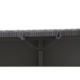 thumbnail of METRO PROFESSIONAL Mesa de bistrô Balsario, alumínio/rattan PE, 70 x 70 cm, quadrada, cinzento