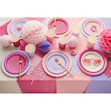 thumbnail of 6 Pappteller 18cm Partyteller Einwegteller plastikfrei Partygeschirr Geburtstag Kindergeburtstag Partydeko Tischdeko Lavendel