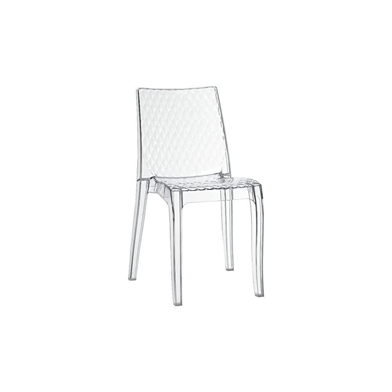 Sedia grandsoleil hypnotic trasparente s6319tr