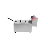thumbnail of Gasfrit – Elektrische friteuse 8 liter zonder aftapkraan, 3000 W, met hoogwaardige E.G.O-thermostaat