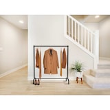 thumbnail of Portant à vêtement Lara dans le style industriel Noir /120x38x120 cm