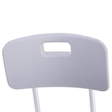 thumbnail of HOMCOM Silla de Ducha Taburete Baño Asiento con Respaldo Altura Regulable Antideslizante 43x50,6x71-88 cm Gris